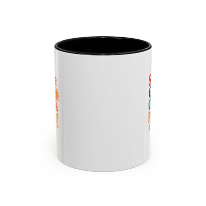 Colorful Inspirational Coffee Mug - Serve God Chill & Pray - Perfect for Gift, Relaxation, Daily Use, Coffee Lovers, Ceremonies