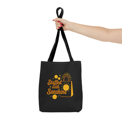 Sunshine Tote Bag Brighten Your Day  Reusable Shopping Bag  Beach Tote  Gift Idea for Friends  Summer Essentials