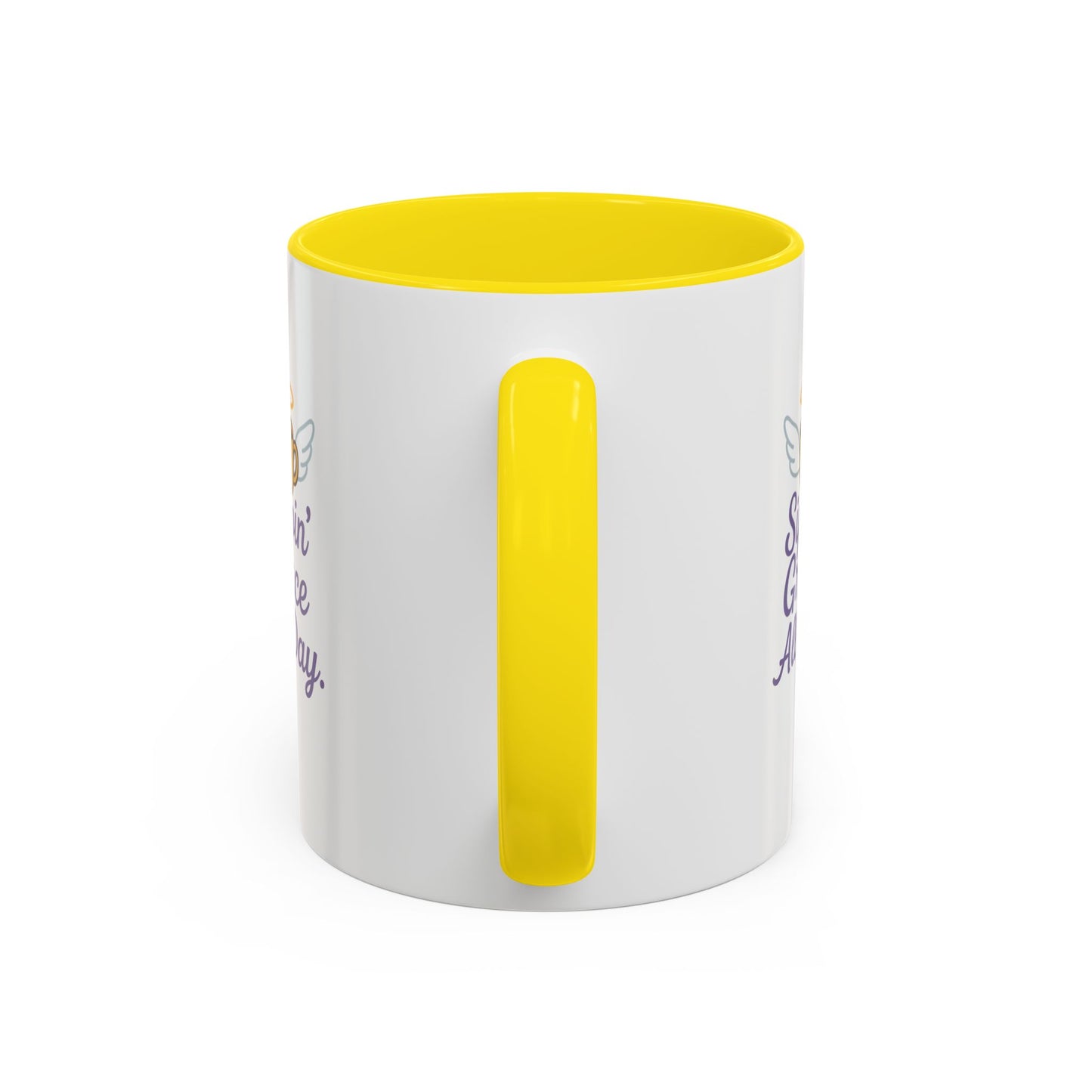 Sippin' Grace All Day Coffee Mug, Cute Coffee Cup, Inspirational Mug, Gift for Coffee Lovers, Perfect for Any Occasion