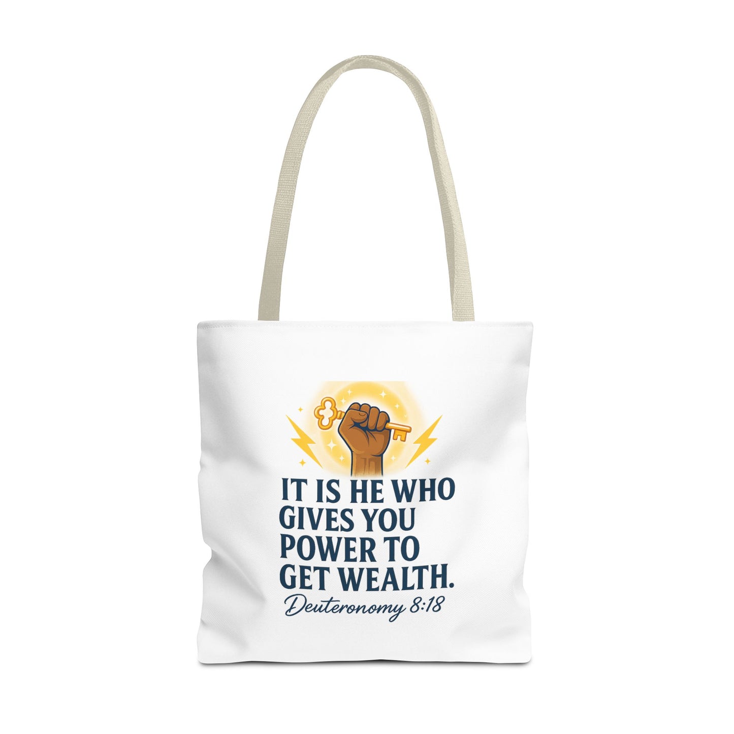 Empowering Inspirational Tote Bag, Motivational Bag, Gifts for Motivated Individuals, Scripture Tote, Versatile Shopping Bag