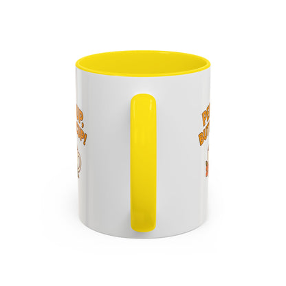 Perk Up, Buttercup! Cute Accent Coffee Mug for Daily Motivation, Gift for Coffee Lovers, Home Office Decor, Floral Tea Cup