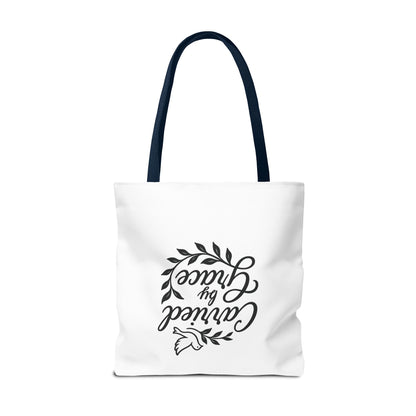 Carried by Grace Faith Tote Bag