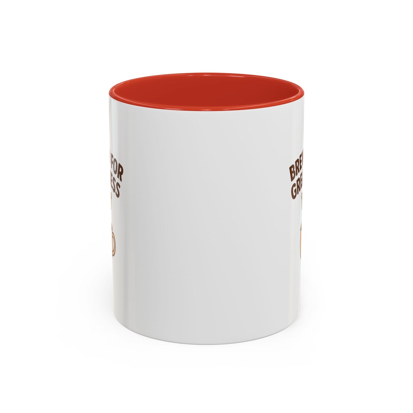 Brewed for Greatness Coffee Mug | Fun Drinking Mug, Gift for Coffee Lovers, Motivational Mug, Accent Mug for Home or Office