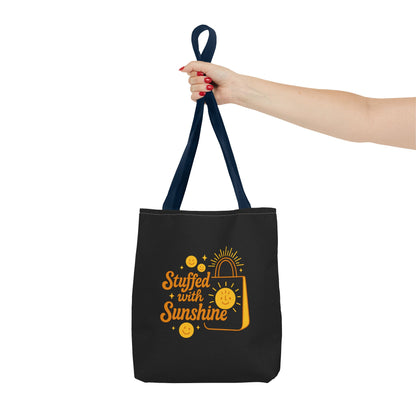 Sunshine Tote Bag Brighten Your Day  Reusable Shopping Bag  Beach Tote  Gift Idea for Friends  Summer Essentials