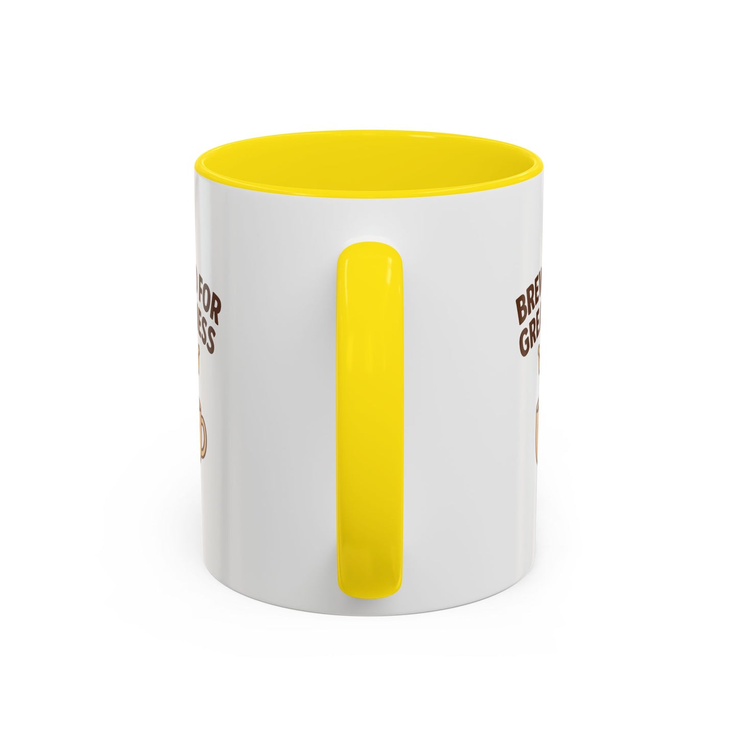 Brewed for Greatness Coffee Mug | Fun Drinking Mug, Gift for Coffee Lovers, Motivational Mug, Accent Mug for Home or Office