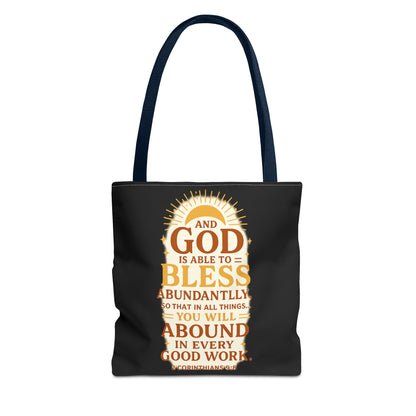 Faith-Inspired Tote Bag, Inspirational Gift, Christian Decor, Church Outing, Everyday Use, Scripture Tote