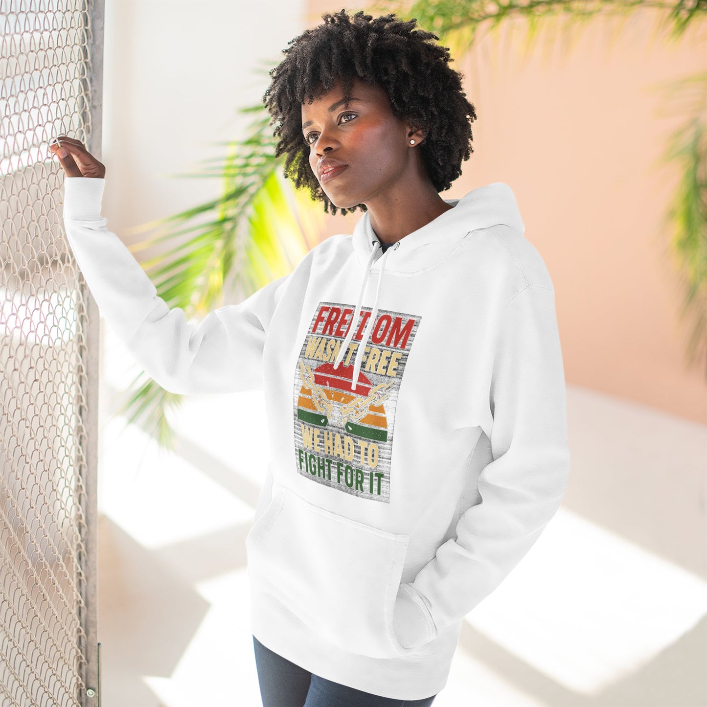Freedom Fight Social Justice Fleece Hoodie