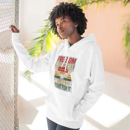 Freedom Fight Social Justice Fleece Hoodie