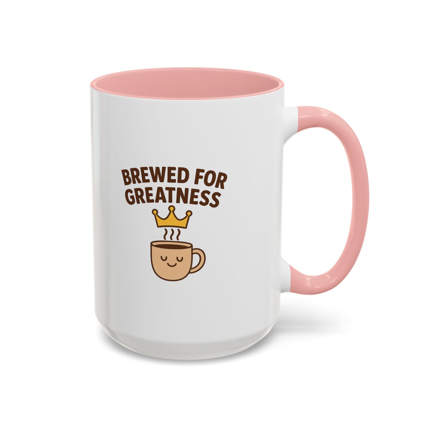 Brewed for Greatness Coffee Mug | Fun Drinking Mug, Gift for Coffee Lovers, Motivational Mug, Accent Mug for Home or Office