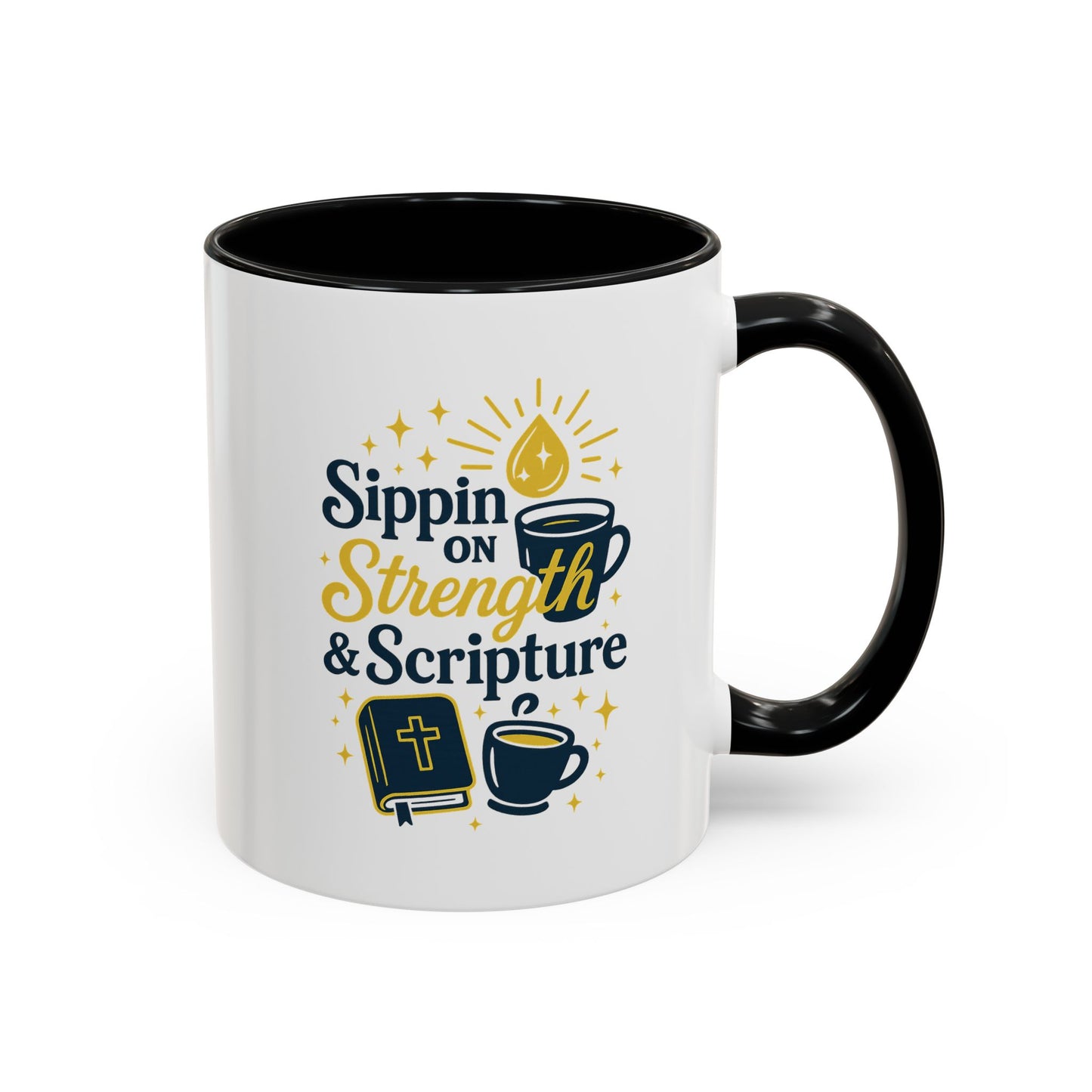 Inspirational Coffee Mug for Faith and Motivation, Perfect Gift for Christians, Scripture Quotes Mug, Cozy Beverage Companion, [...]