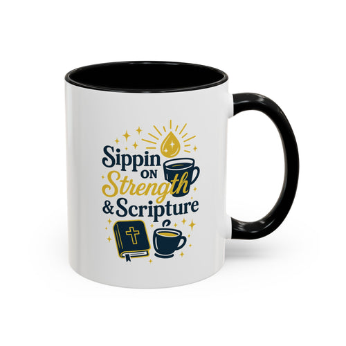 Inspirational Coffee Mug for Faith and Motivation, Perfect Gift for Christians, Scripture Quotes Mug, Cozy Beverage Companion, [...]
