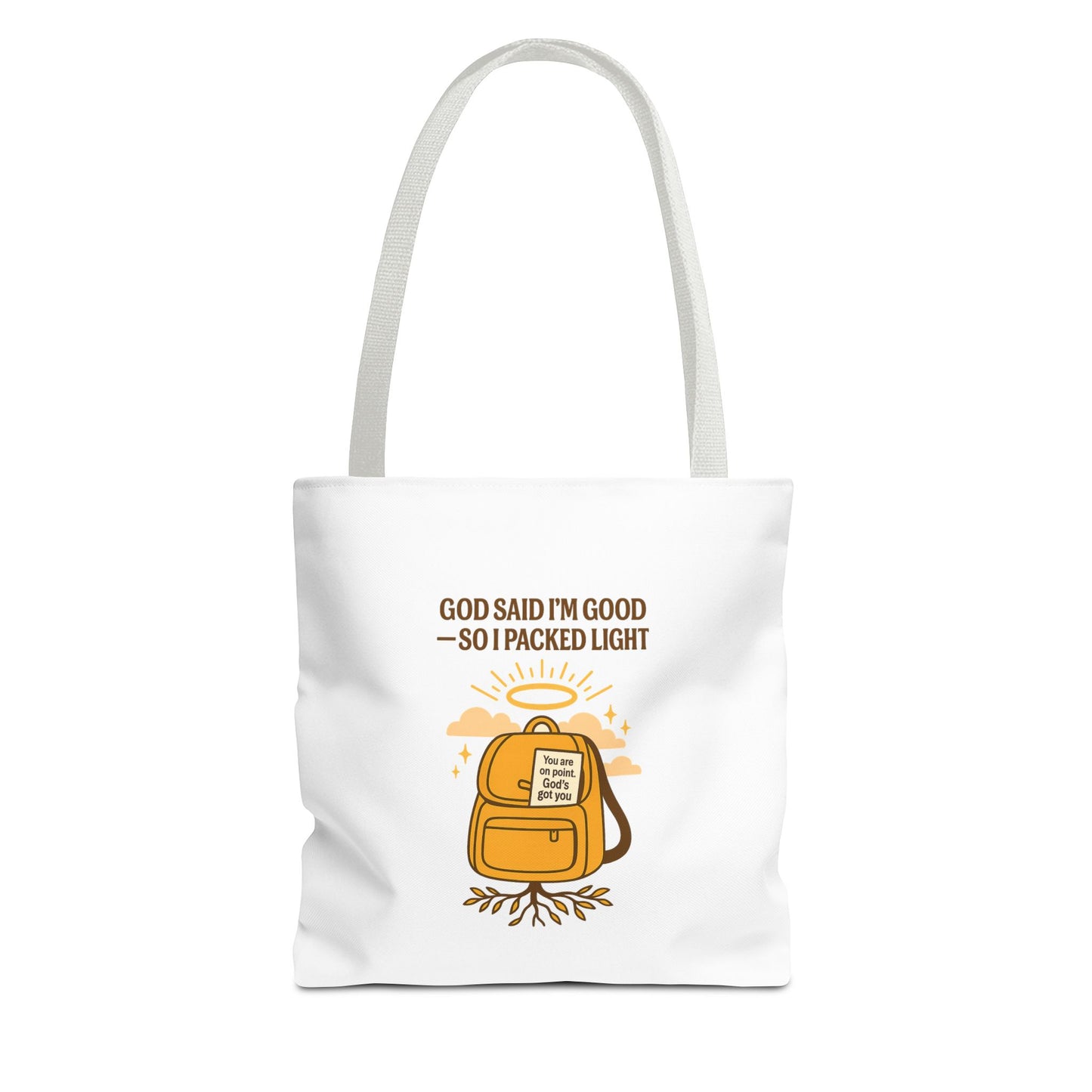 Inspirational Tote Bag - 'God Said I'm Good' Quote, Motivational Gift, Reusable Shopping Bag, Eco-Friendly Accessory, Everyday Use
