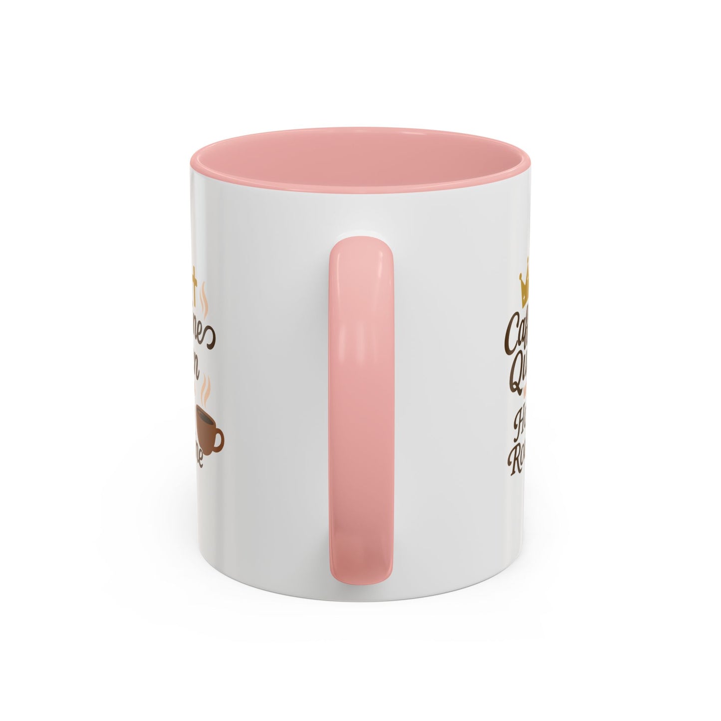 Caffeine Queen Coffee Mug | Holy Routine Gift, Inspirational Cup, Drinkware for Coffee Lovers, Motivational Mug, Morning Routine