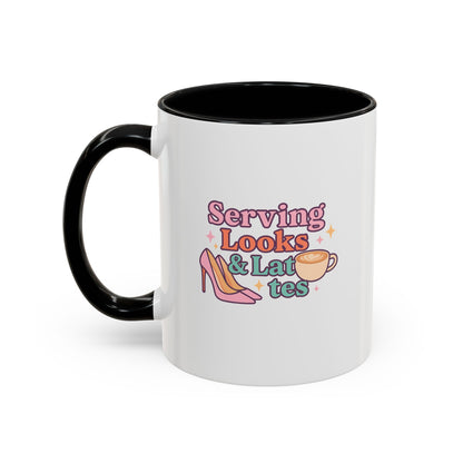Chic Coffee Mug: Serving Looks & Lattes | Trendy Gift for Coffee Lovers, Fashion Enthusiasts, Housewarming, Birthdays, Mom's Day