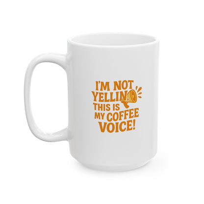 My Sweet Coffee Voice - Bright and Cheerful Ceramic Mug - Perfect Gift for Coffee Lovers, Inspirational Drinkware, Home Decor, Self-Care Essentials, Birthday [...]