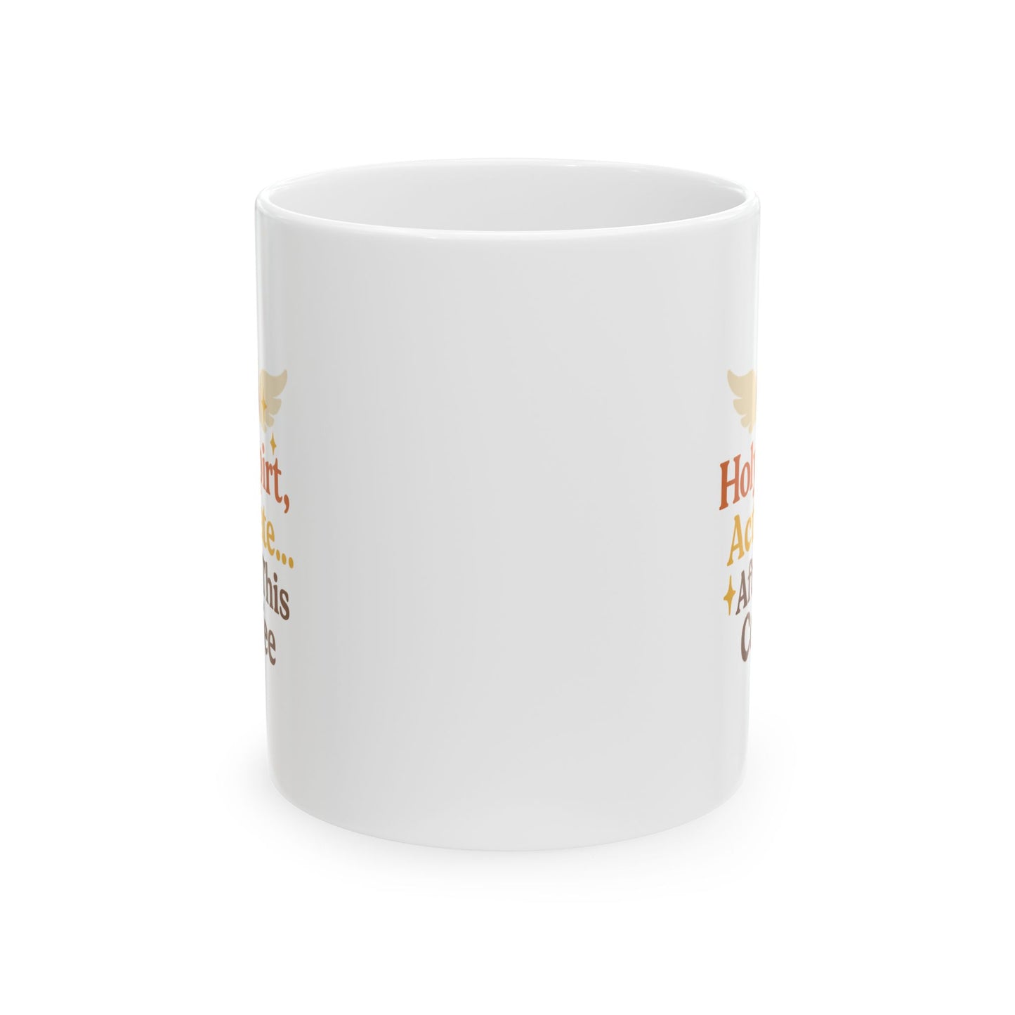 Holy Spirit Activate After This Coffee Ceramic Mug - Hot Heart + Acknowledging Grace, Perfect for Yoga, Gifts, Home Decor, Motivational Coffee Cup