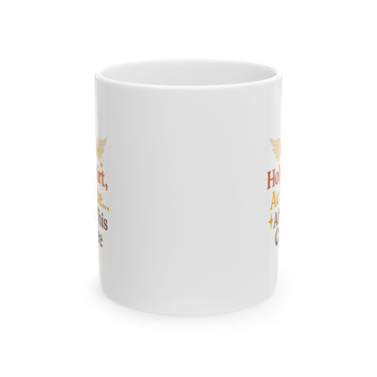 Holy Spirit Activate After This Coffee Ceramic Mug - Hot Heart + Acknowledging Grace, Perfect for Yoga, Gifts, Home Decor, Motivational Coffee Cup