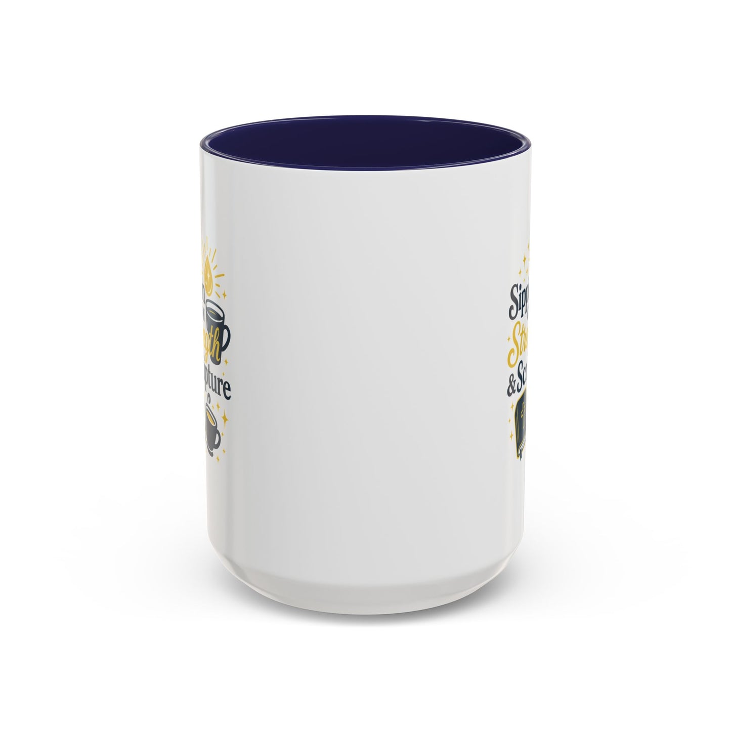 Inspirational Coffee Mug - Sippin' on Strength & Scripture - Perfect Gift for Coffee Lovers, Spiritual Growth, Daily Inspiration, [...]