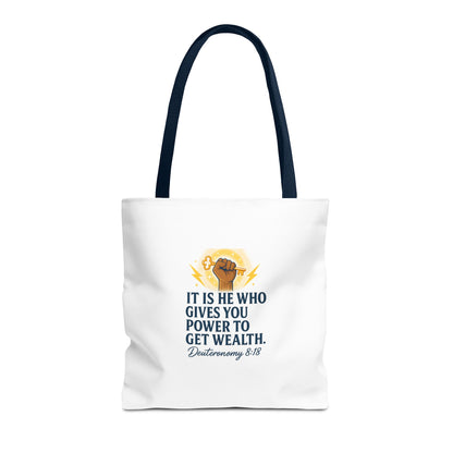 Affirmation Art Bible Verse Tote Bag