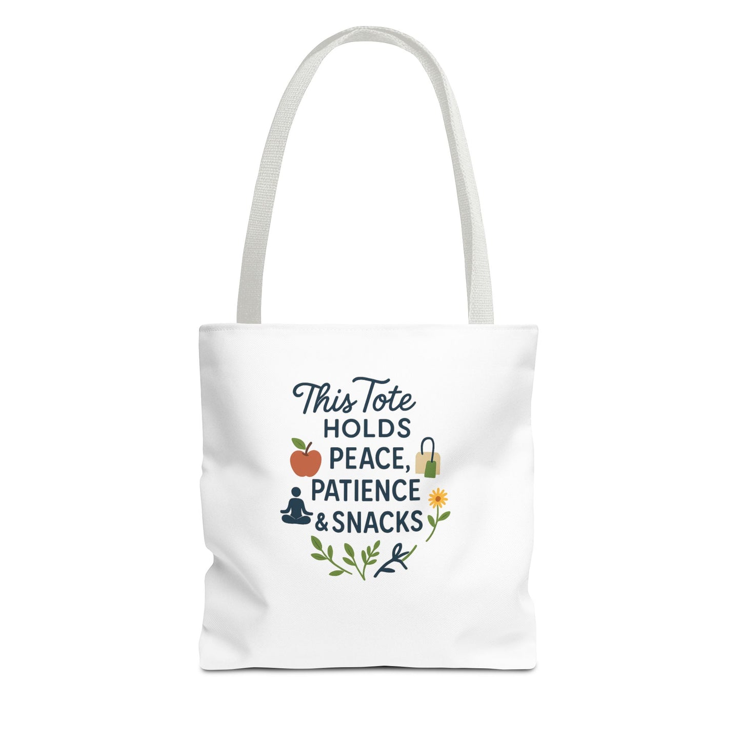 Peace & Patience Inspirational Tote Bag