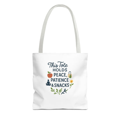 Peace & Patience Inspirational Tote Bag