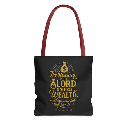 Blessing Tote Bag - Inspirational Christian Quote, Motivational Gift, Bible Verse Accessory, Versatile Shopping Bag, Spiritual Tote