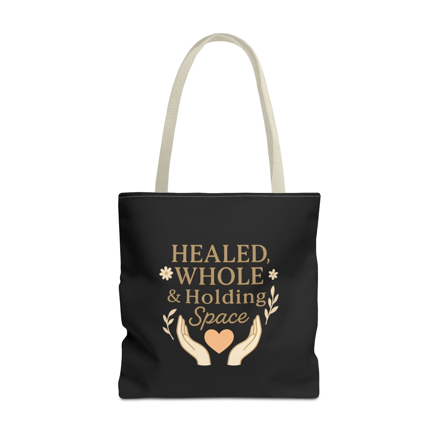 Spiritual Healing Tote Bag, Eco-Friendly Shopping Bag, Inspirational Gift, Reusable Market Tote, Mindfulness Carrier
