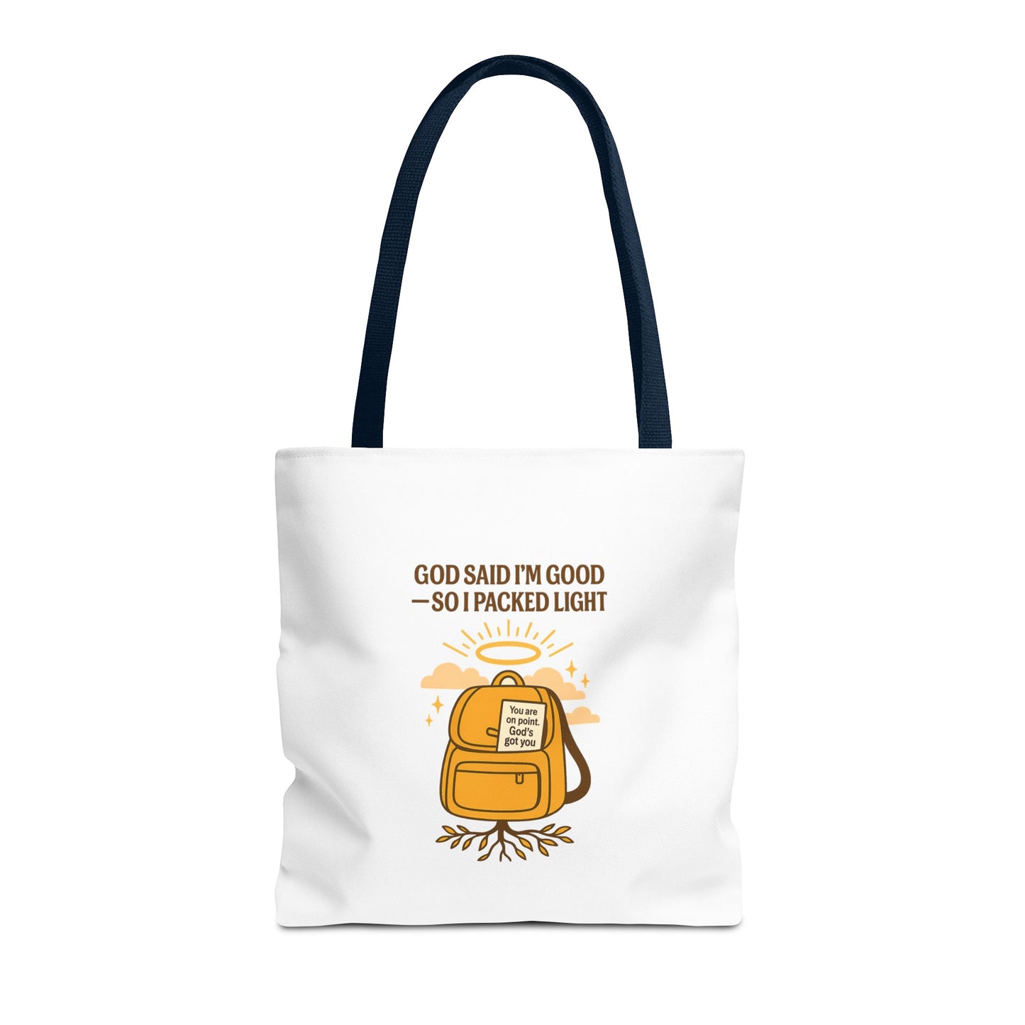 Inspirational Tote Bag - 'God Said I'm Good' Quote, Motivational Gift, Reusable Shopping Bag, Eco-Friendly Accessory, Everyday Use
