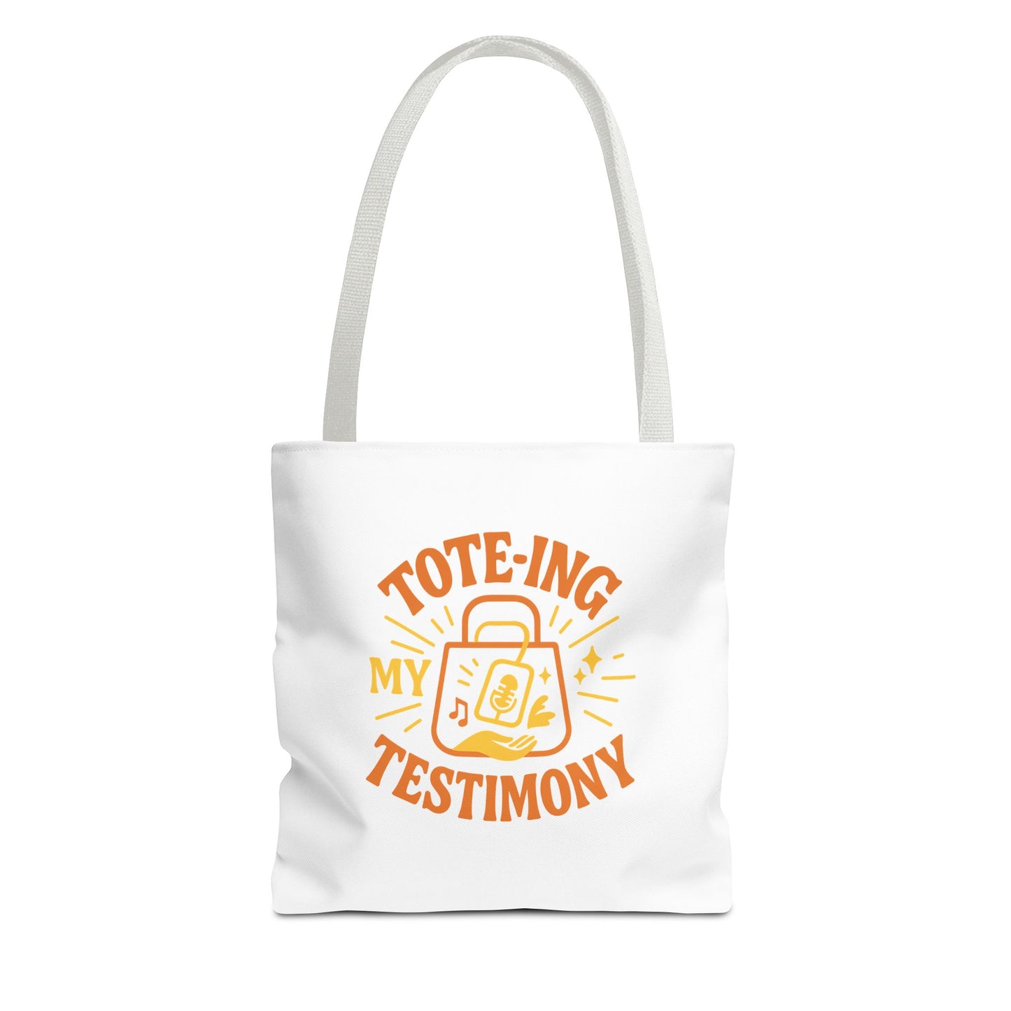 My Testimony Inspirational Tote Bag