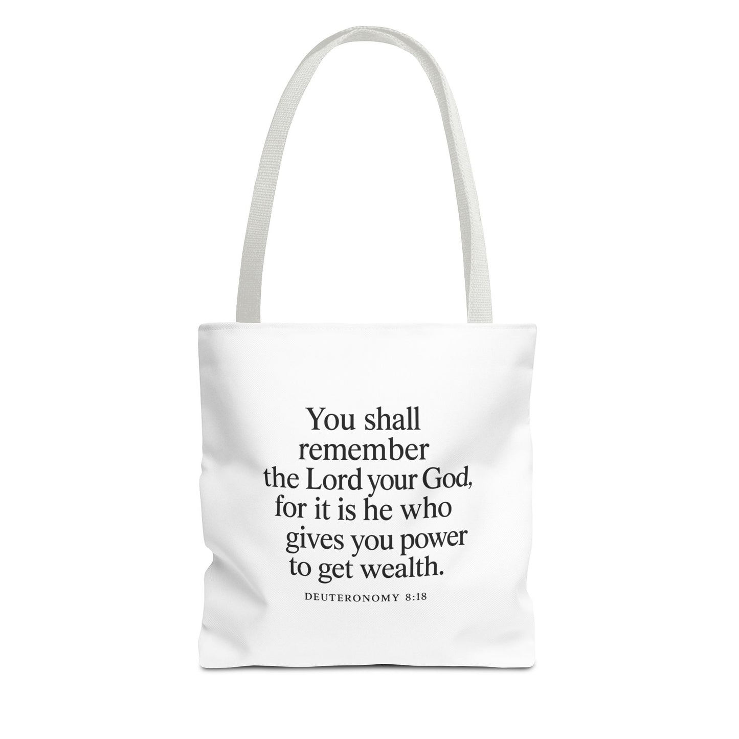Inspirational Tote Bag - Faith Quote, Bible Verse Gift, Christian Tote, Scripture Bag, Positive Affirmation Accessory