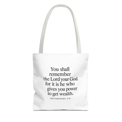 Inspirational Tote Bag - Faith Quote, Bible Verse Gift, Christian Tote, Scripture Bag, Positive Affirmation Accessory
