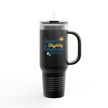Sanctified & Slightly Dehydrated Insulated Travel Mug | 40oz Tumbler for Faith and Hydration | Perfect Gift for Christian Friends, [...]