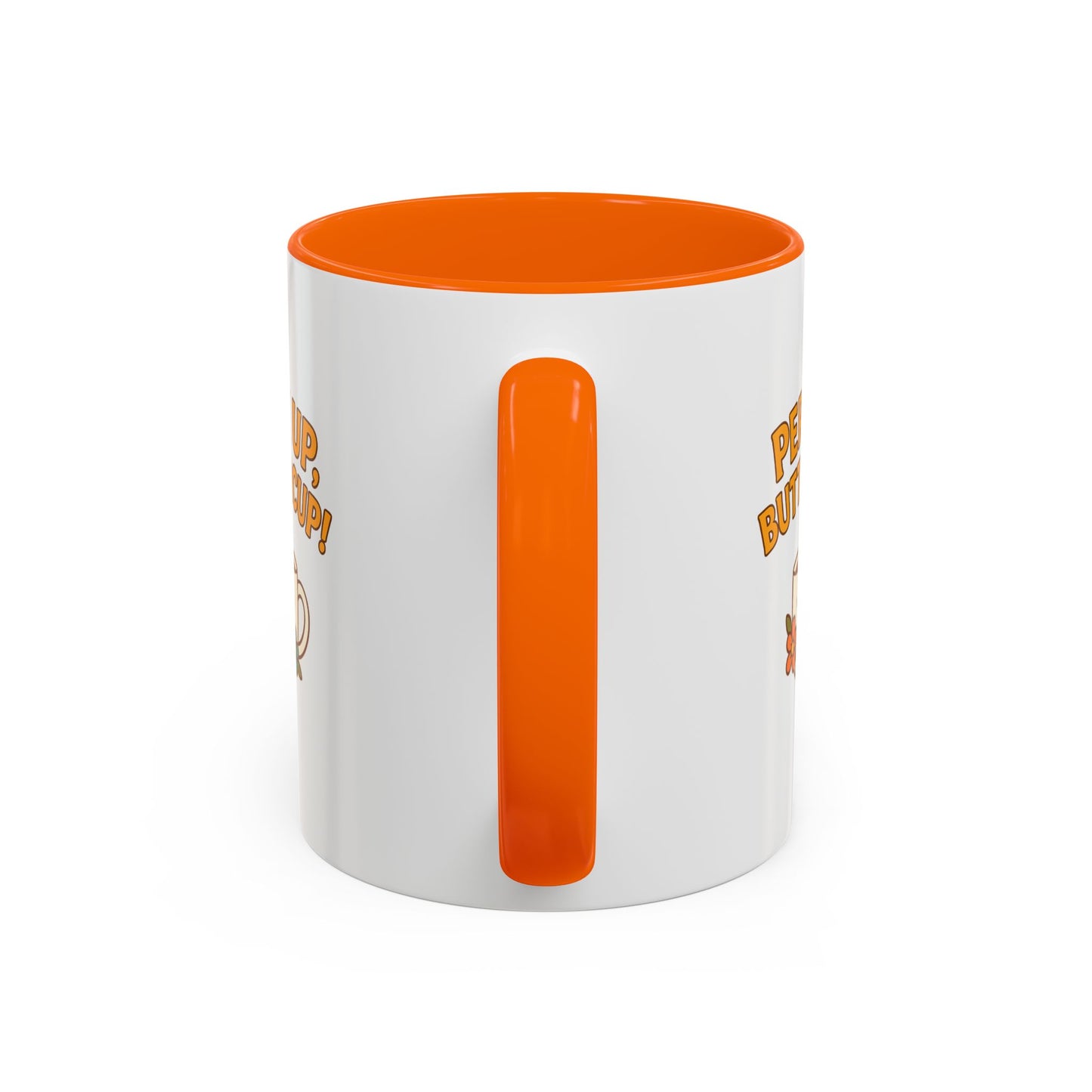 Perk Up, Buttercup! Cute Accent Coffee Mug for Daily Motivation, Gift for Coffee Lovers, Home Office Decor, Floral Tea Cup