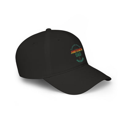 Juneteenth Dad Low Profile Baseball Cap – Celebration Hat for Fathers