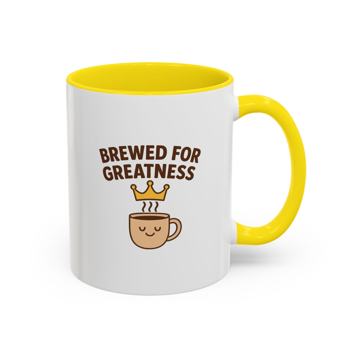 Brewed for Greatness Coffee Mug | Fun Drinking Mug, Gift for Coffee Lovers, Motivational Mug, Accent Mug for Home or Office