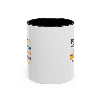 Faith-Inspired Coffee Mug - Perfect Gift for Friends and Family, Prayer Mug, Inspirational Drinkware, Christian Gift, Cute Desk Accessory
