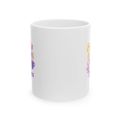 Cozy Coffee Mug - Sip Closer to my Dreamy Mug -  Inspirational Quote for Morning Motivation, Gift for Friends, Office Decor, Tea Lovers, Funny Mug