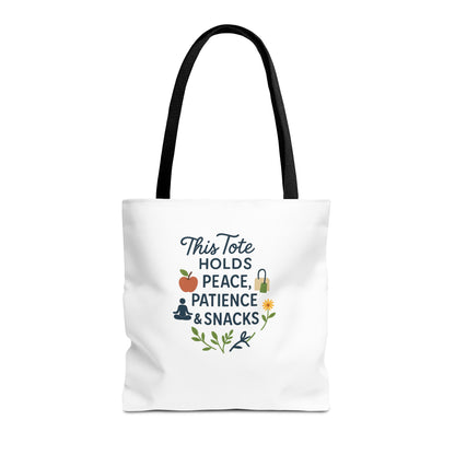 Peace & Patience Inspirational Tote Bag