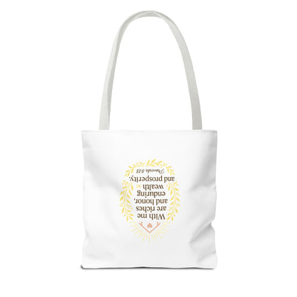 Prosperity Bible Verse Tote Bag