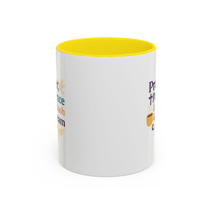 Faith-Inspired Coffee Mug - Perfect Gift for Friends and Family, Prayer Mug, Inspirational Drinkware, Christian Gift, Cute Desk Accessory