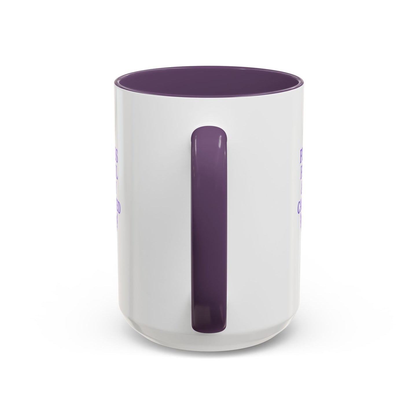 Flawless & Fully Caffeinated Accent Coffee Mug for Faithful Friends, Inspirational Gift, Morning Motivation Cup, Bible Lover's Mug
