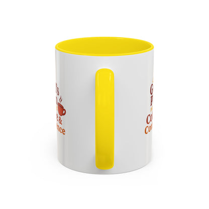 God's Plan Coffee Mug - Inspirational Gift for Coffee Lovers, Unique Christian Mug, Motivational Kitchen Decor, Coffee & Confidence
