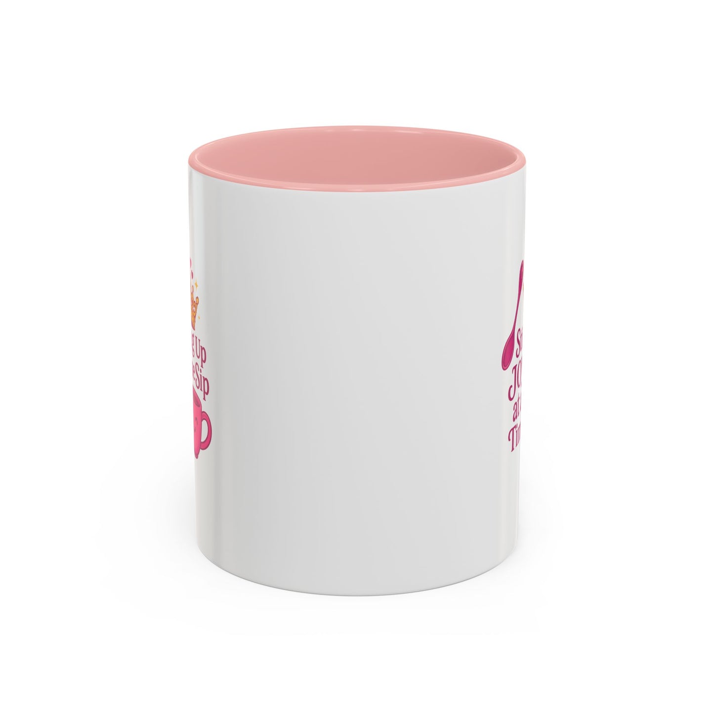 Joyful Crown Accent Coffee Mug | Perfect for Birthdays, Gifts, Home Decor, Coffee Lovers, Daily Motivation