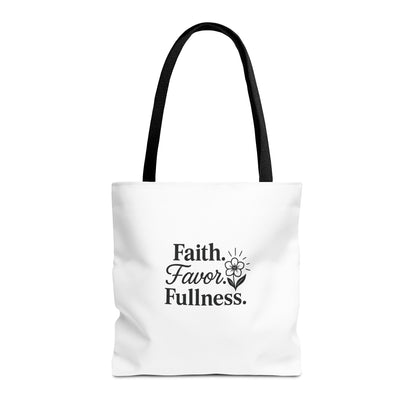 Faith Favor Fullness Tote Bag