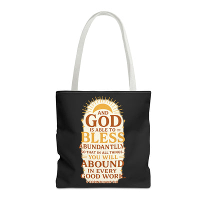 Faith-Inspired Tote Bag, Inspirational Gift, Christian Decor, Church Outing, Everyday Use, Scripture Tote