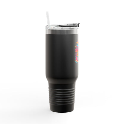 Colorful Hyderated & Slaying Insulated Travel Mug – Perfect Gift for Motivated Individuals, Inspiring Quotes, Hydration on the Go, Travel Accessories, [...]