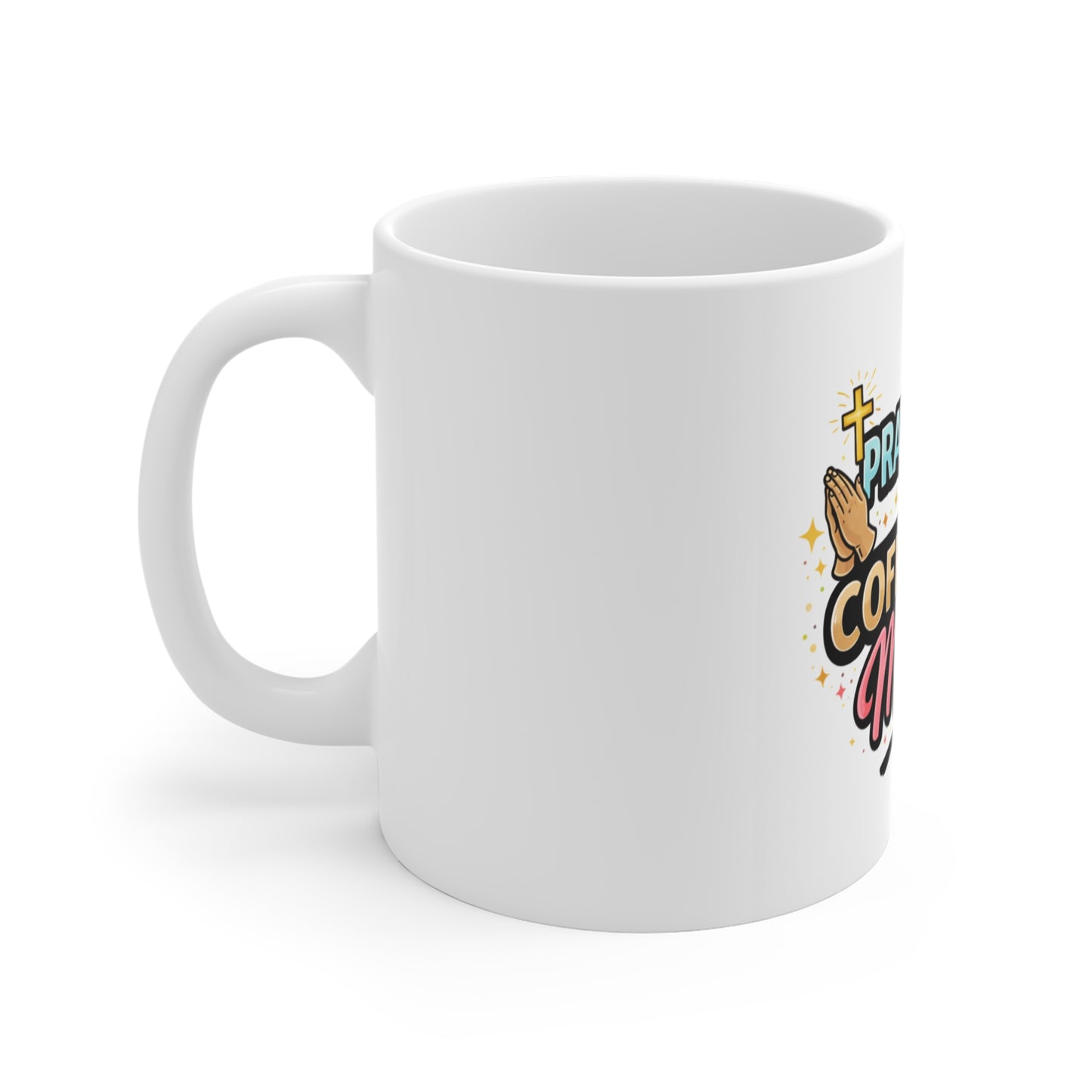 God First Then Coffee Then Kids Mug – Funny Christian Mom Gift | Mother’s Day Coffee Cup