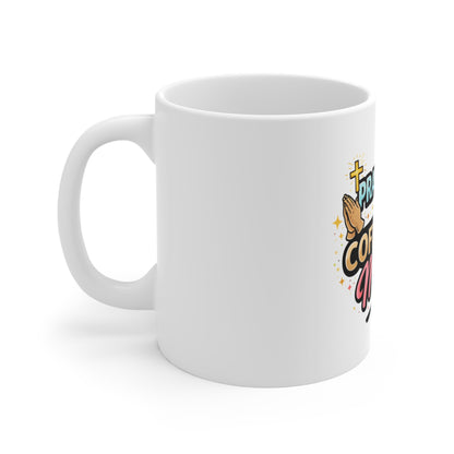 God First Then Coffee Then Kids Mug – Funny Christian Mom Gift | Mother’s Day Coffee Cup