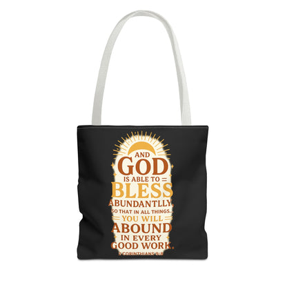 Faith-Inspired Tote Bag, Inspirational Gift, Christian Decor, Church Outing, Everyday Use, Scripture Tote