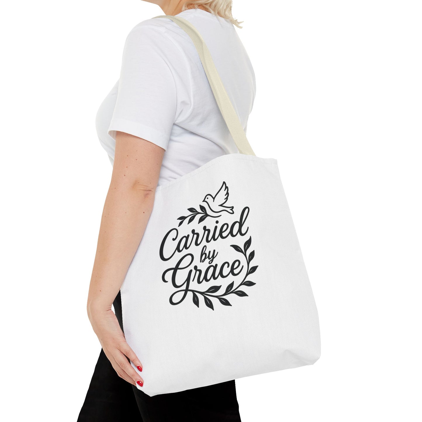 Graceful Carried Tote Bag - Elegant Eco-Friendly Canvas Carryall for Everyday Use, Gifts, Beach, Shopping, or Events